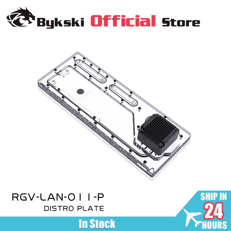 BYKSKI RGV-LAN-O11-P Акриловая – обзор и цена Distro Plate Ddc Pump Combo